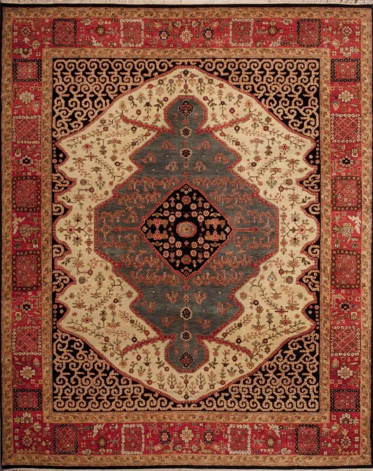 Индийский ковер ручной Агра 2.45x3.12м