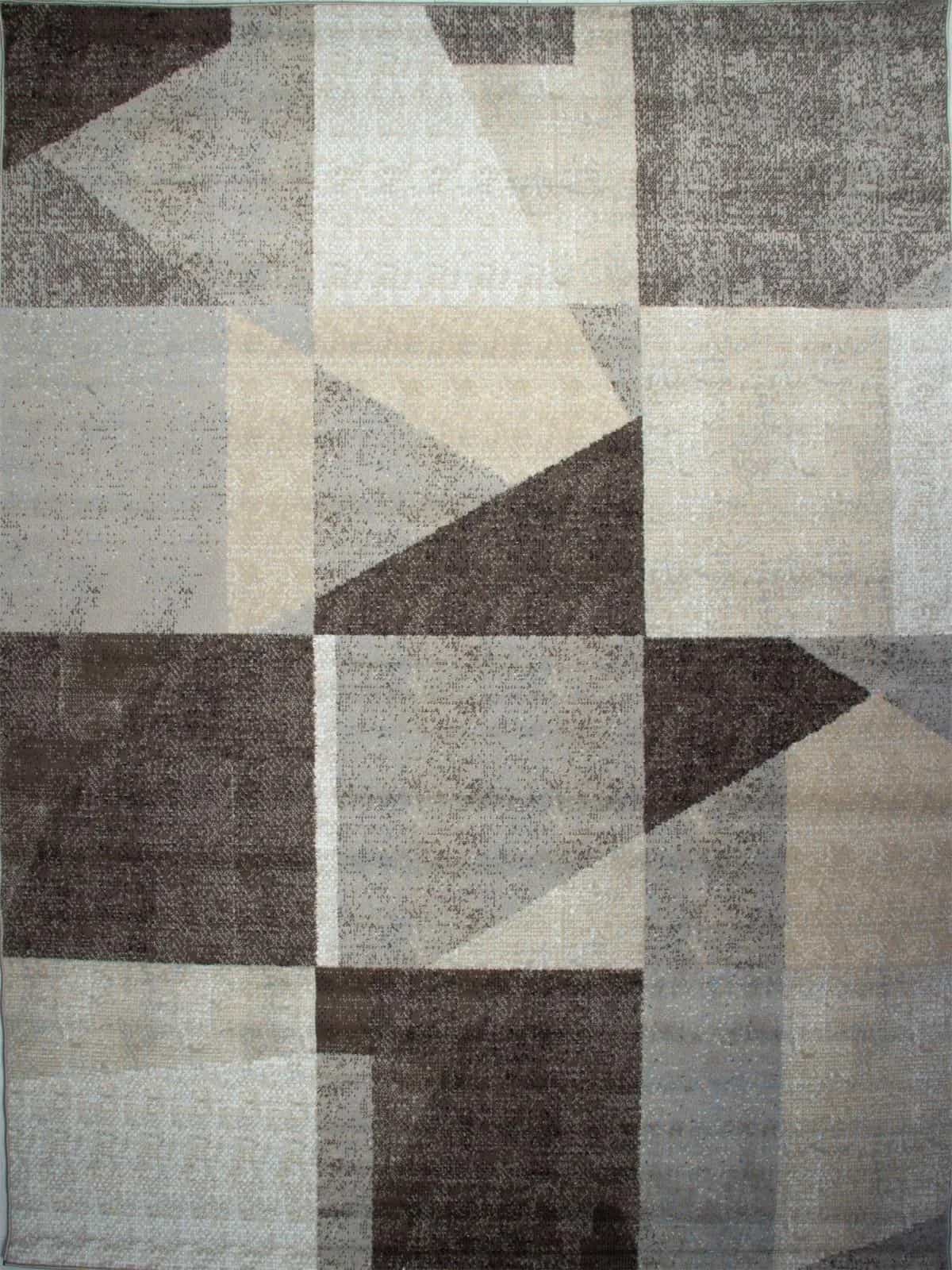 Ковер AIDIN CARPET PRAGA 06052B Прямоугольная BROWN / TOZ GRI 3x4м