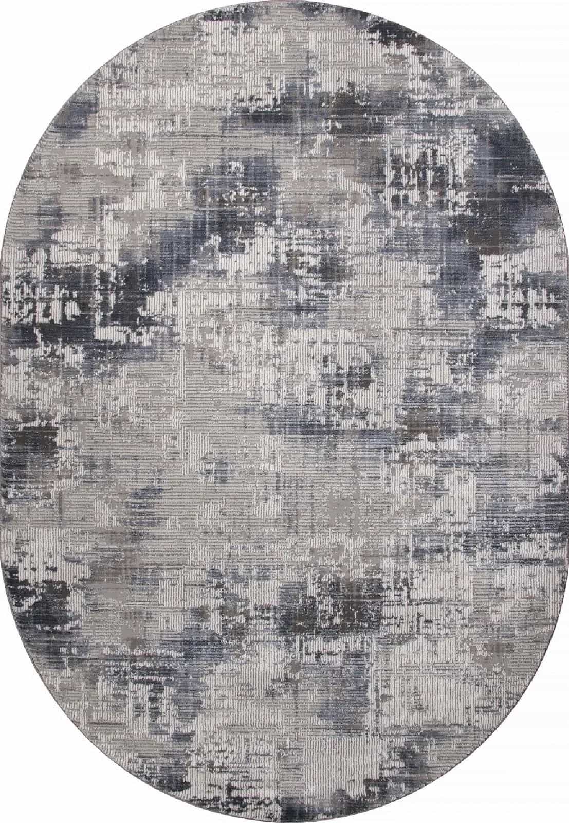Ковер KARMEN HALI ARMINA 04082T BLUE / BLUE Овал Овал 0.8x1.5м