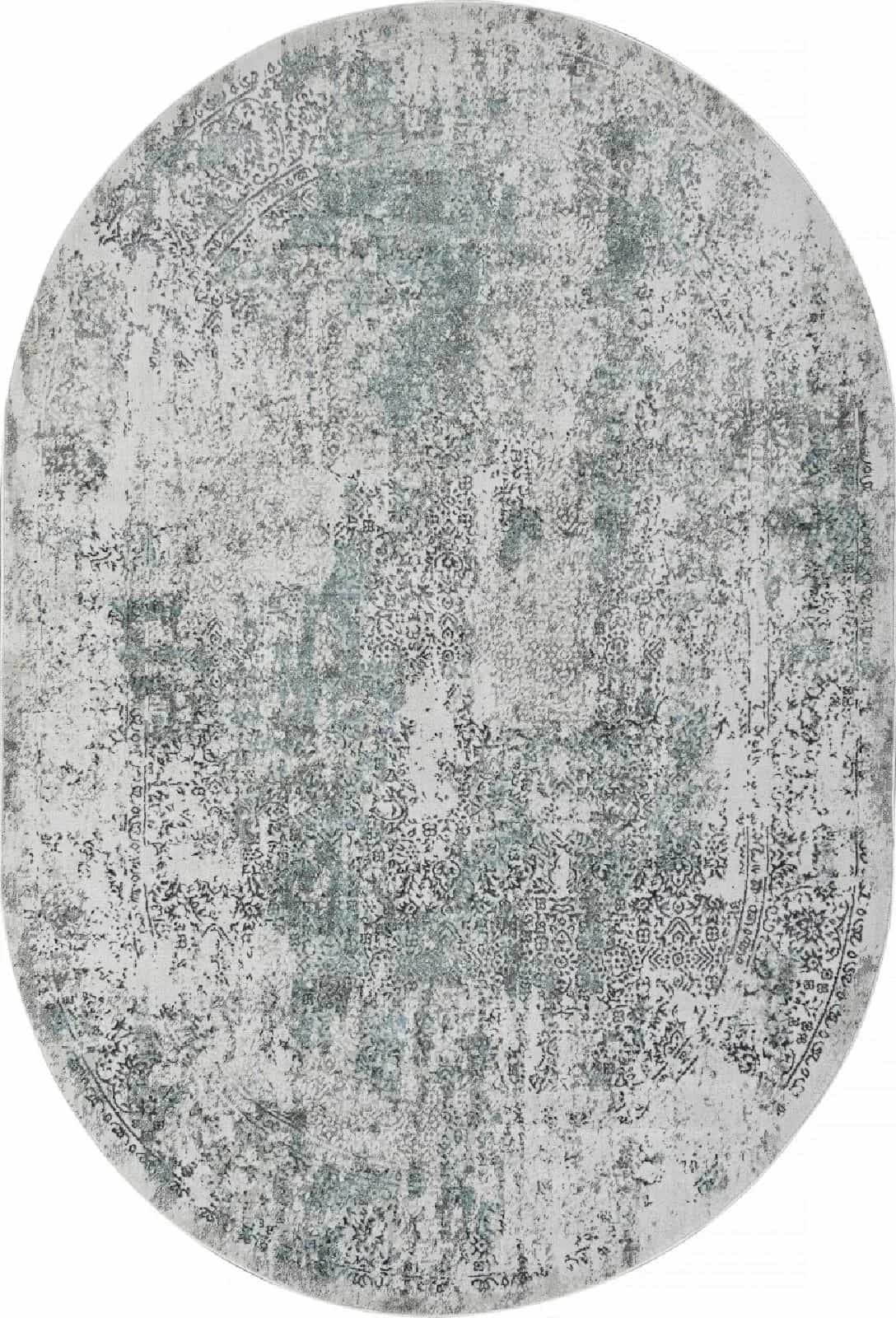 Ковер ARTEMIS SAFARI 02475F Овальная BLUE / GREY Овал 2.4x3.4м