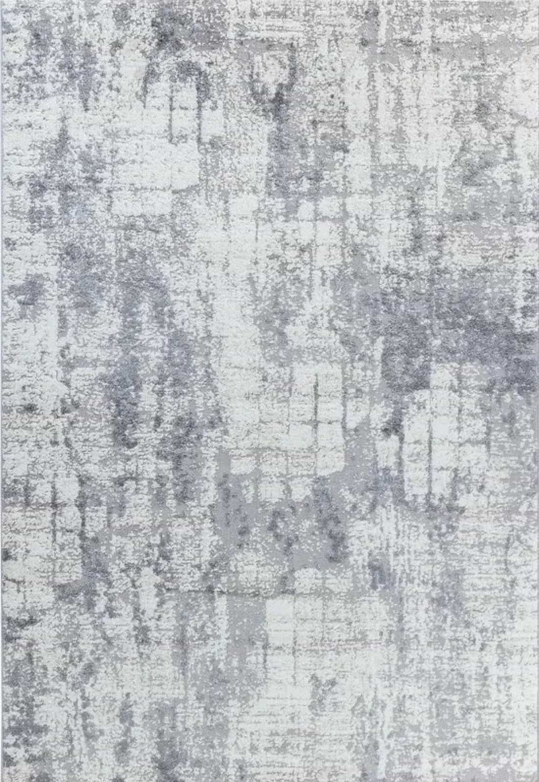 Ковер OZ KAPLAN Coruna B0482B Grey-Kemik 0.8x1.5м