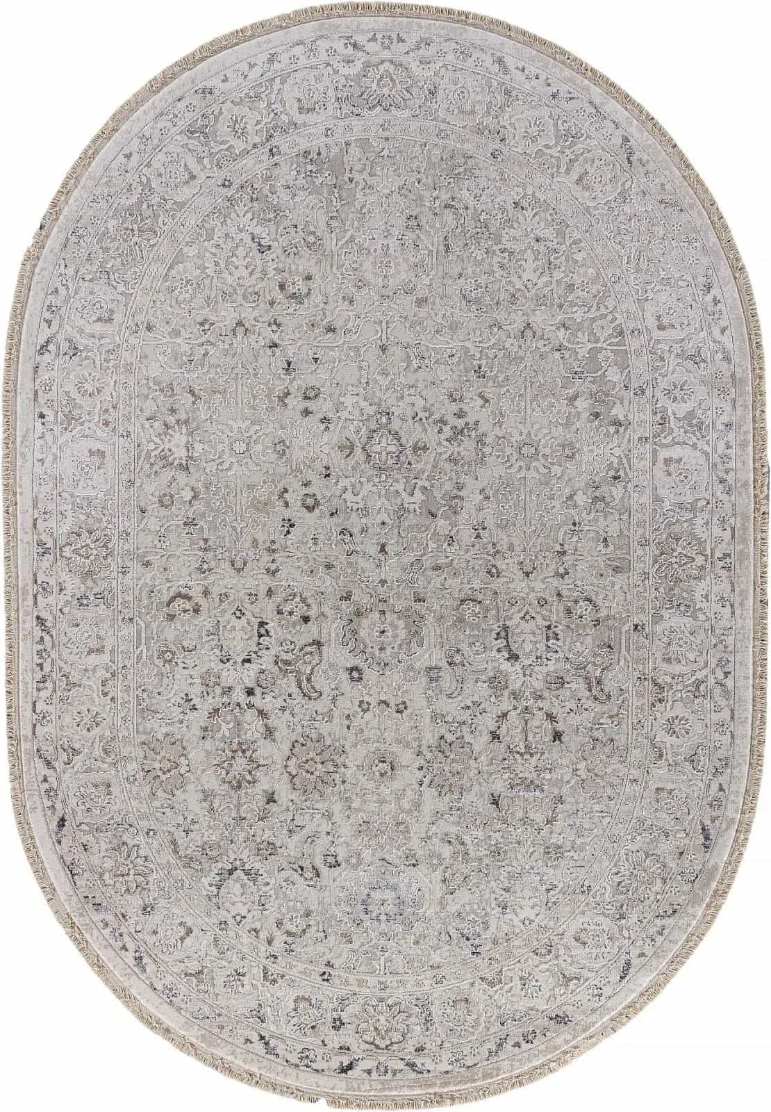 Ковер DURKAR Jasmine 35981Z Овальная Cream Овал 0.8x1.5м