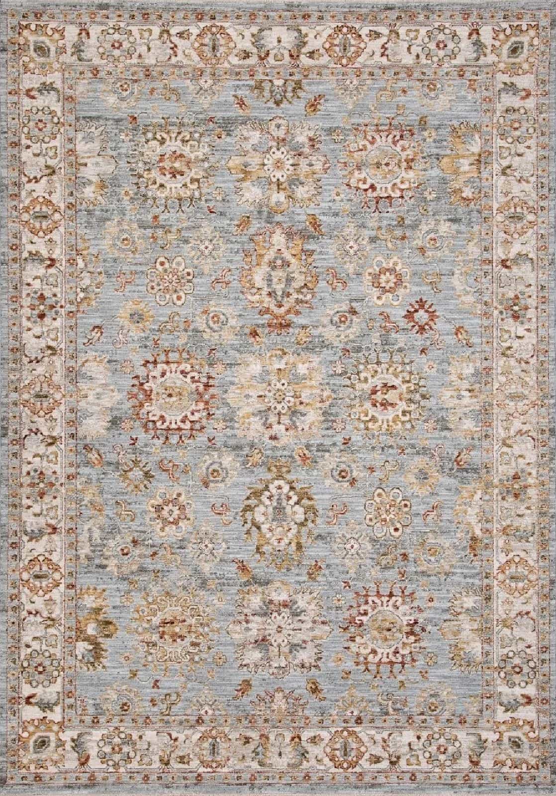 Ковер LYSANDRA HALI MUMBAI L0735A Прямоугольная LIGHT GRAY 3x3.8м