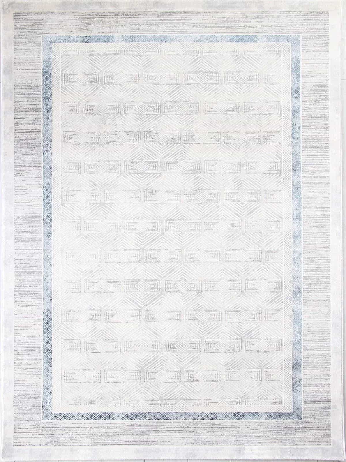 Ковер SAHAN AMELI 9244B Прямоугольная S.L.GREY / P.D.BLUE 1.96x4м