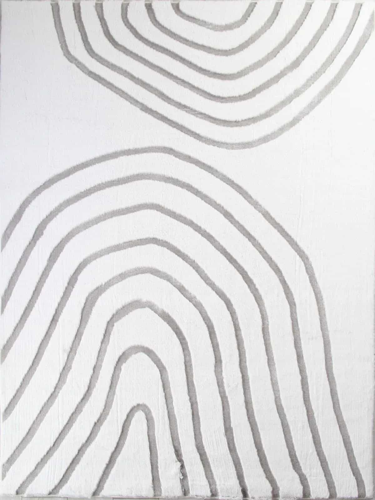 Ковер PIXEL RABBIT CARVING PX4002 Прямоугольная CREAM / GREY 2x2.9м