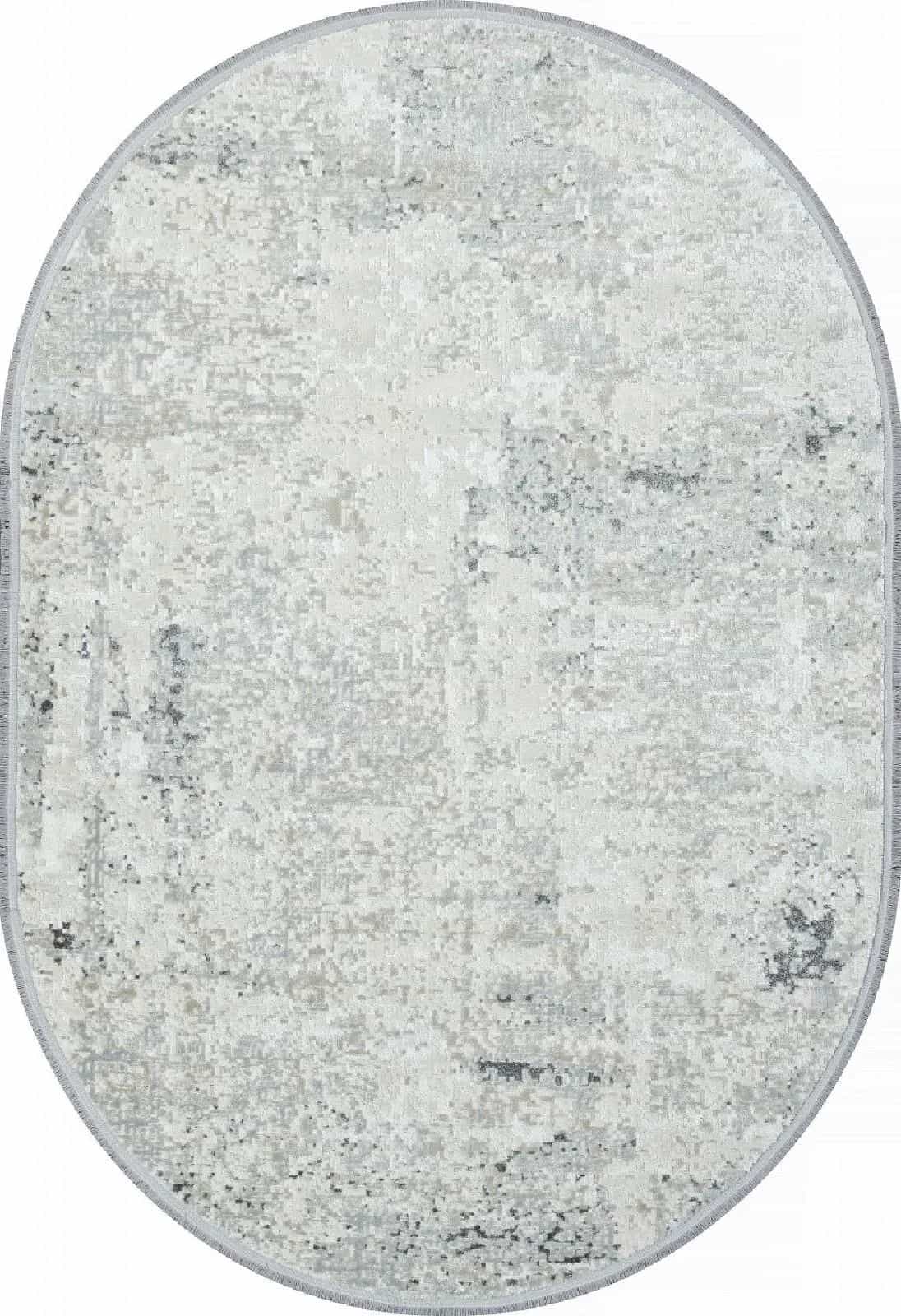 Ковер DURKAR RUBI 26762Z Овальная CREAM / L.GREY Овал 2x2.9м