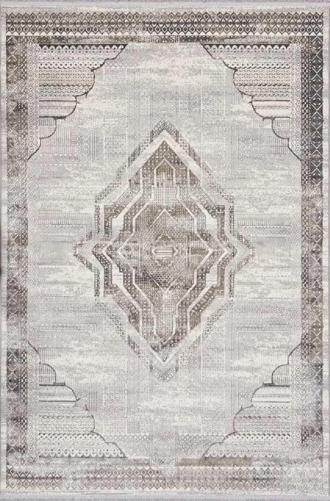 Ковер Ковер Классический ALPIN ASADU 07541A CREAM HB / GREY FDY 3x4м