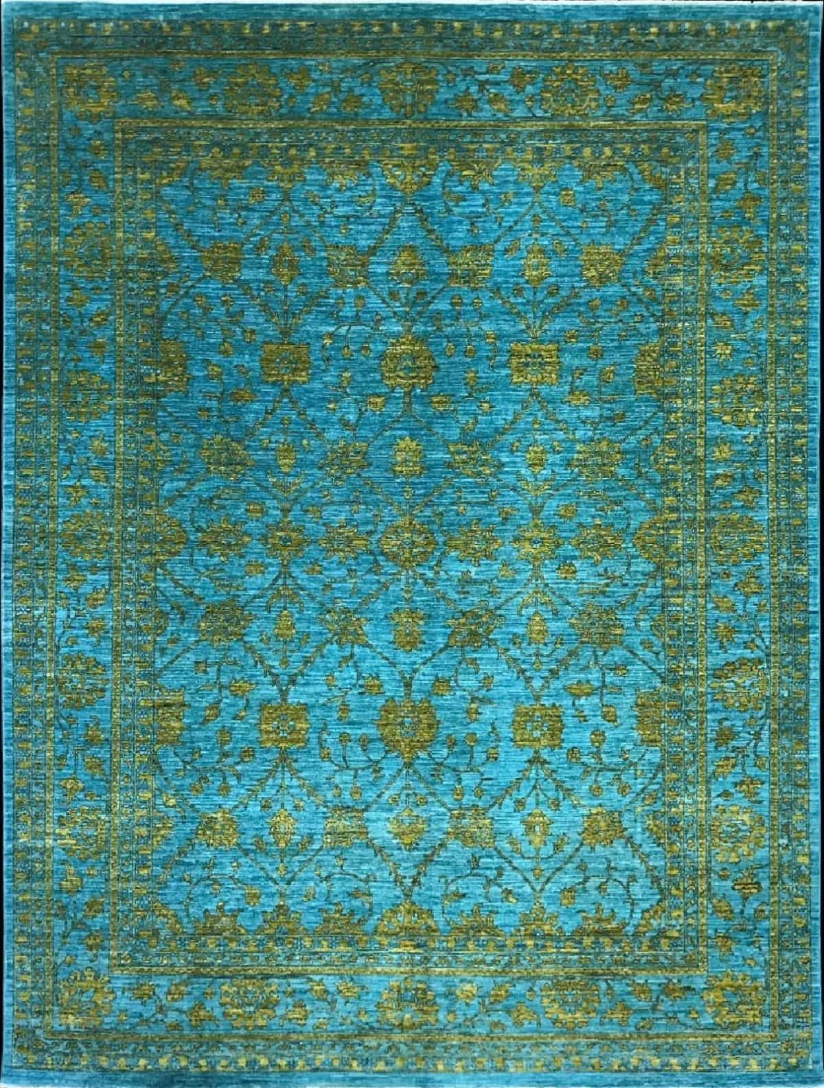 Шерстяной Афганский ковер ручной работы 2.36x3.13м