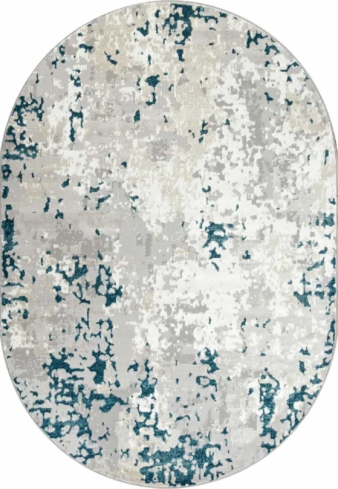 Ковер Merinos PALERMO F283 Овальная GRAY Овал 3x4м