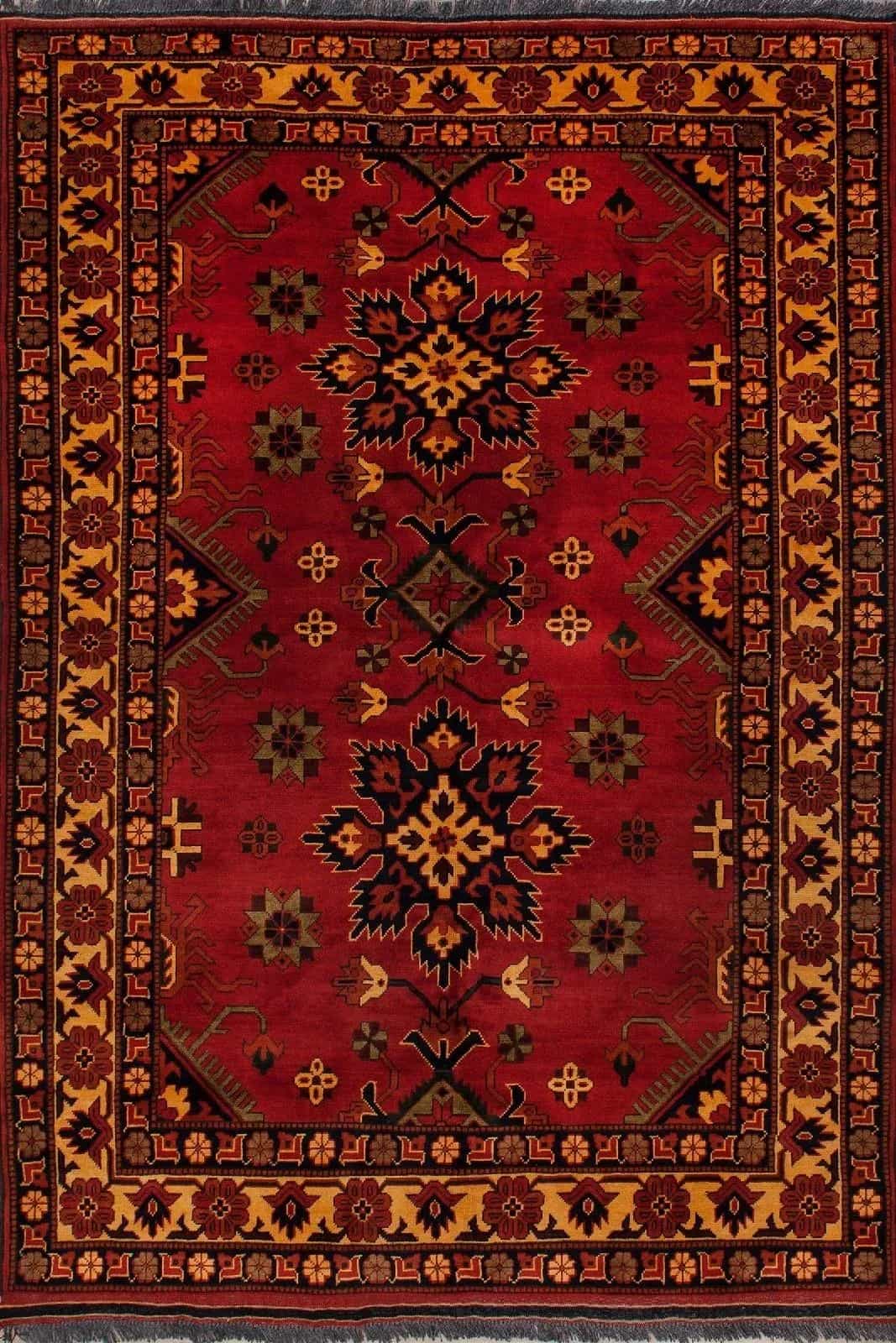 Пакистанский ковер ручной работы Меринос 1.48x2.05м