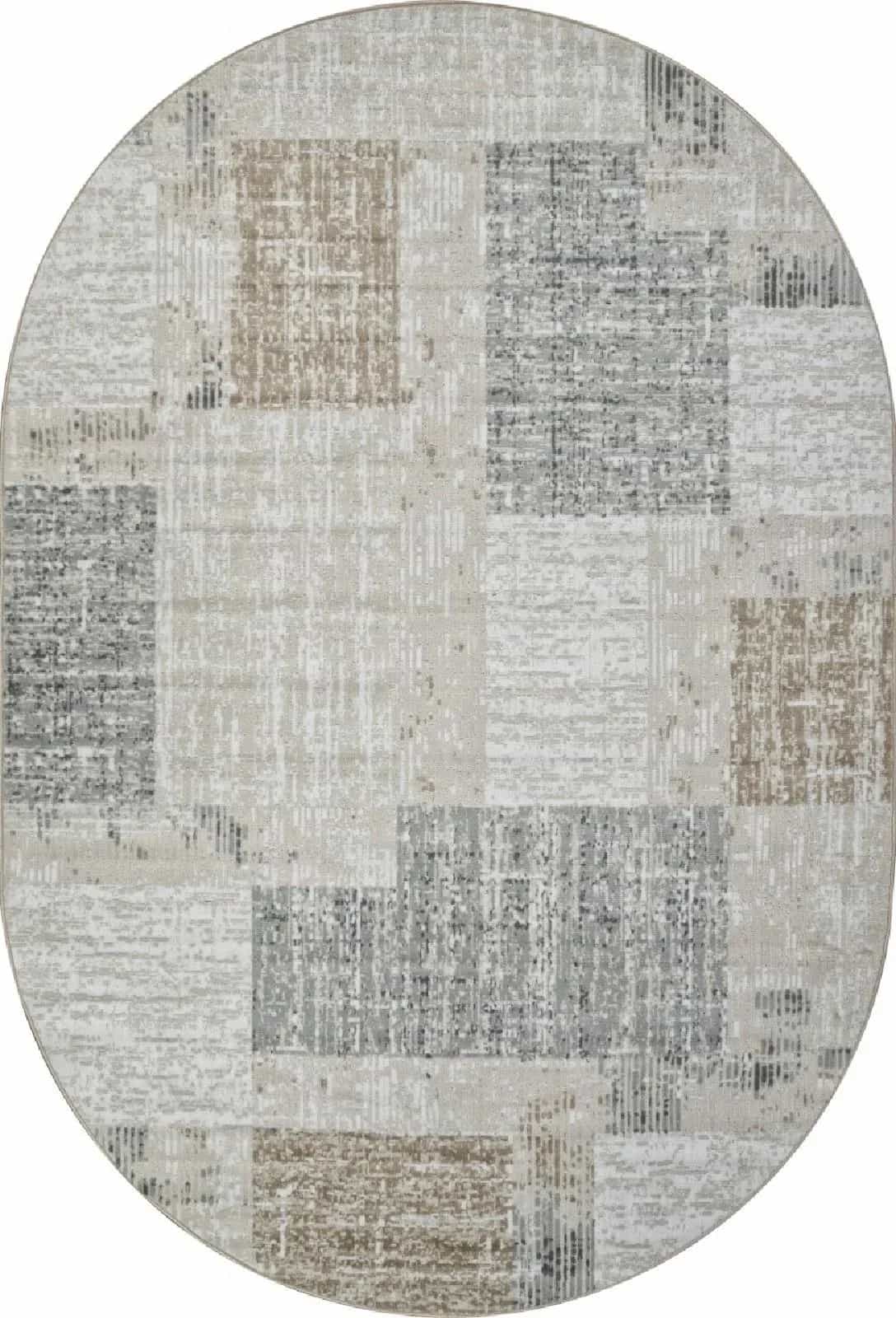 Ковер Merinos CUBA F387 Овальная BEIGE Овал 1.5x2.3м
