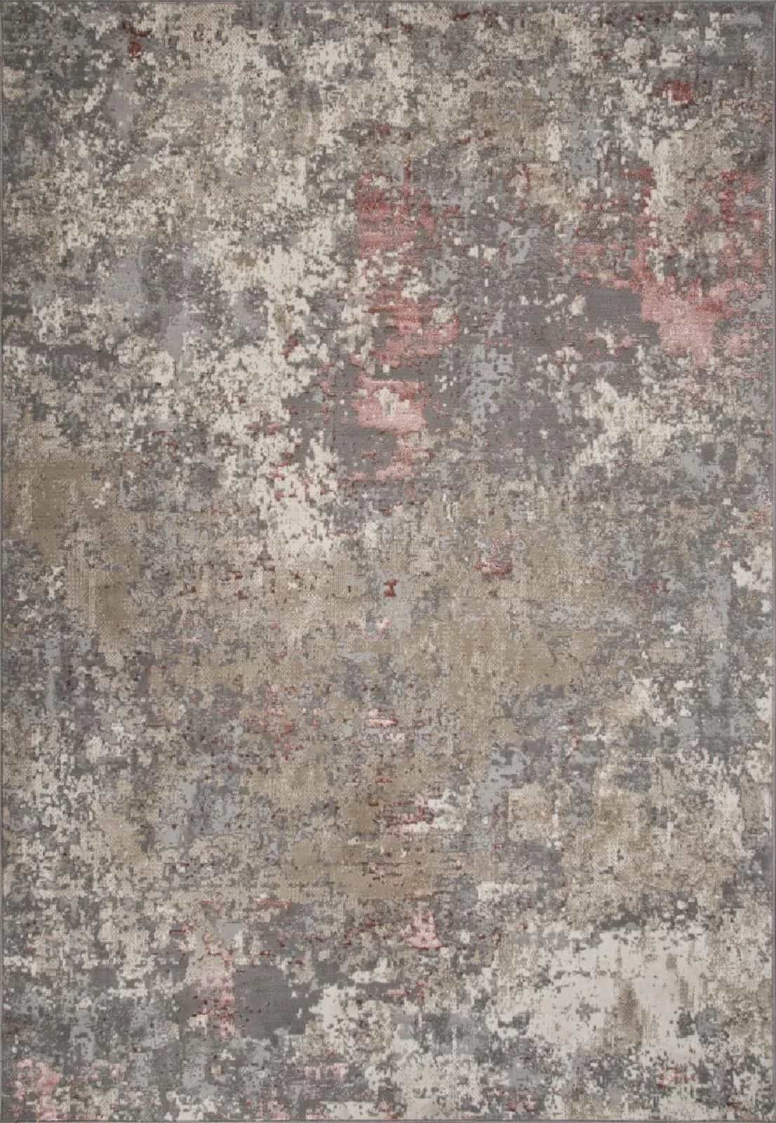 Ковер Merinos LIMAN F163 Прямоугольная BEIGE-PINK 4x6м