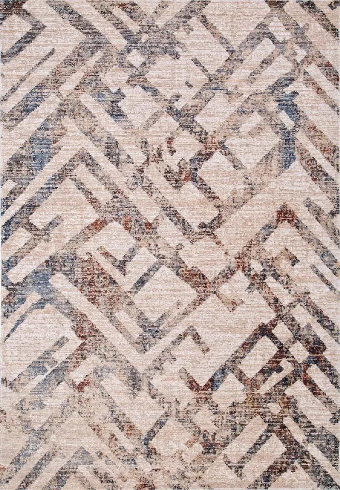 Ковер ALGAN ZEUS 0B2496 Прямоугольная VANILA / IVORY 2.5x3.5м