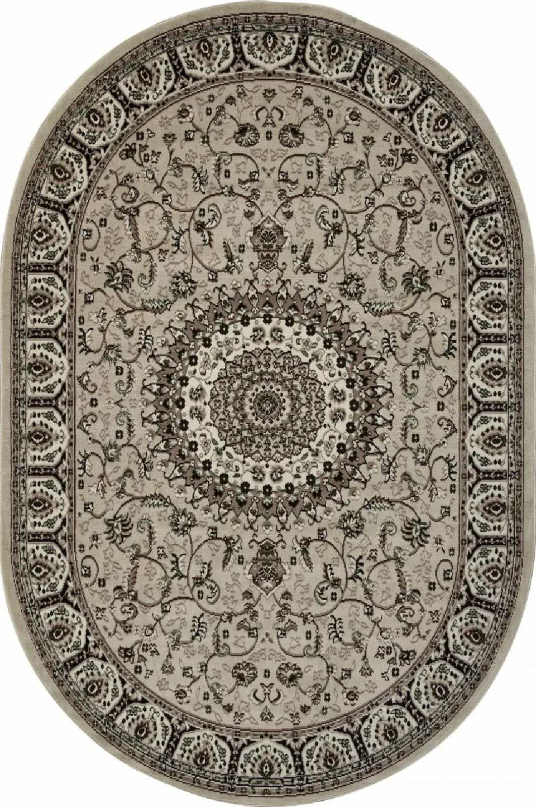 Ковер Merinos GAVANA d409 Овальная BEIGE Овал 3x4м