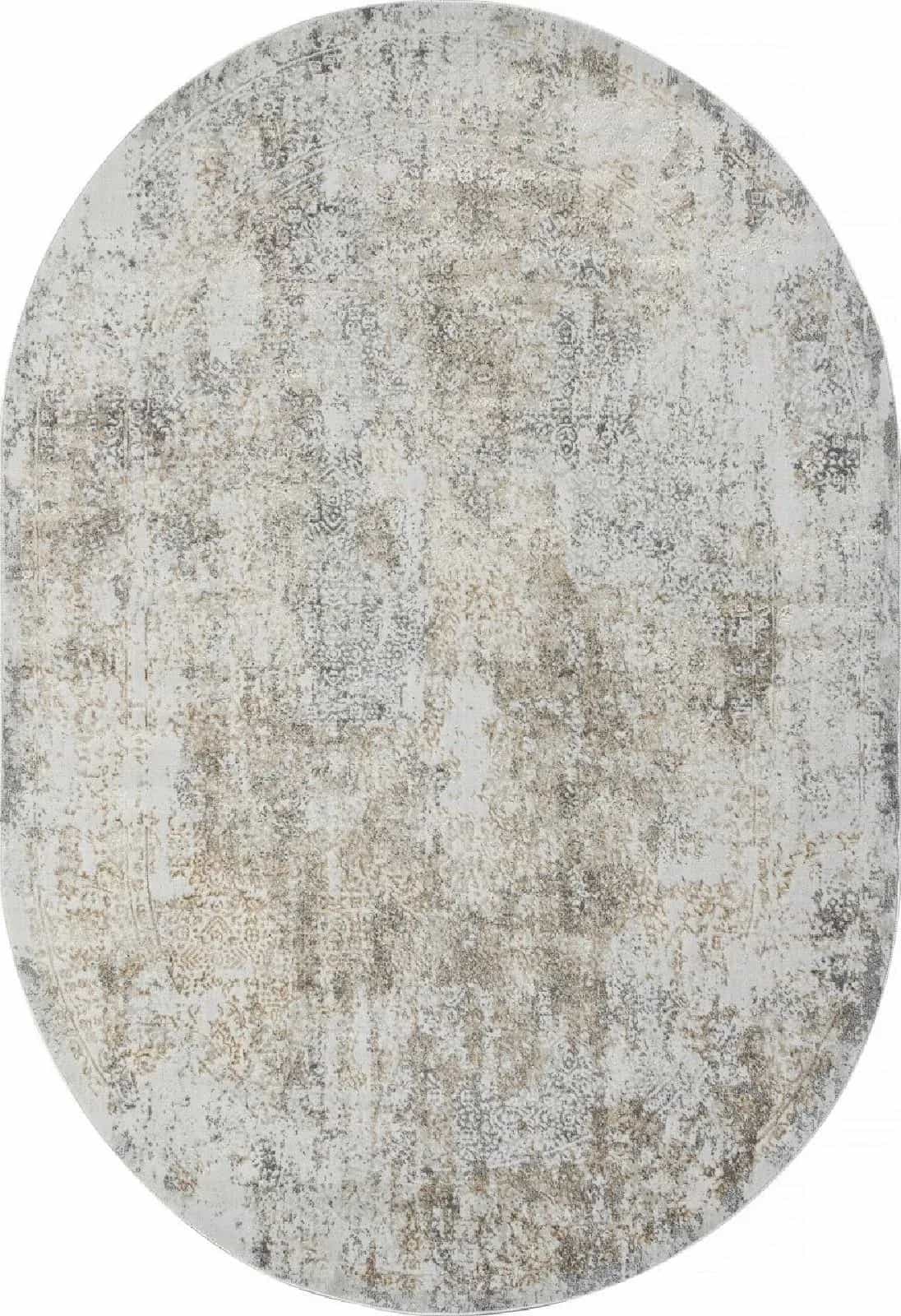 Ковер ARTEMIS SAFARI 02475H Овальная DK.BEIGE / GREY Овал 1.6x2.3м