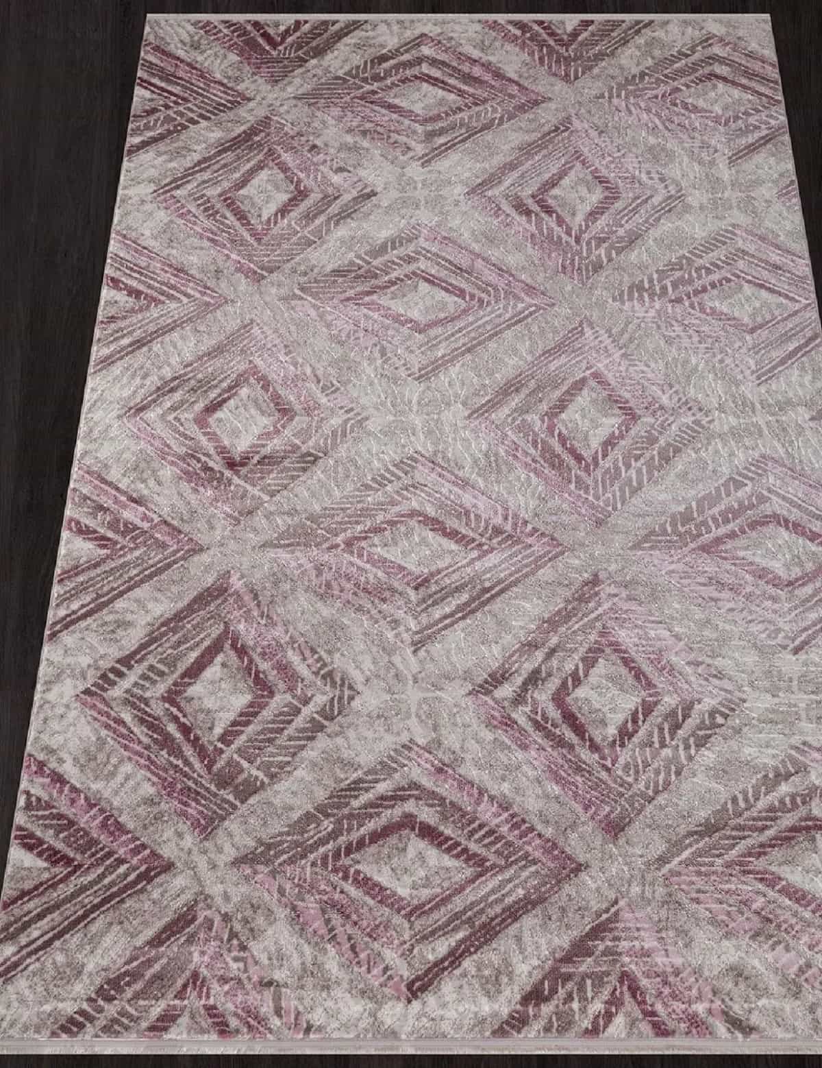 Ковер Merinos MOROCCO D855 Прямоугольная PINK 0.8x1.4м