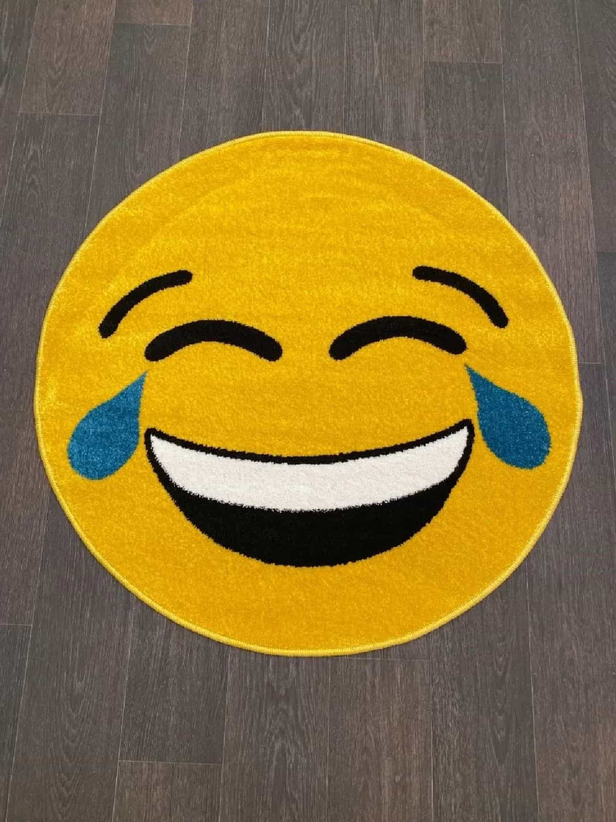 Ковер Merinos SMILE NC12 Овальная YELLOW Круг 1x1м