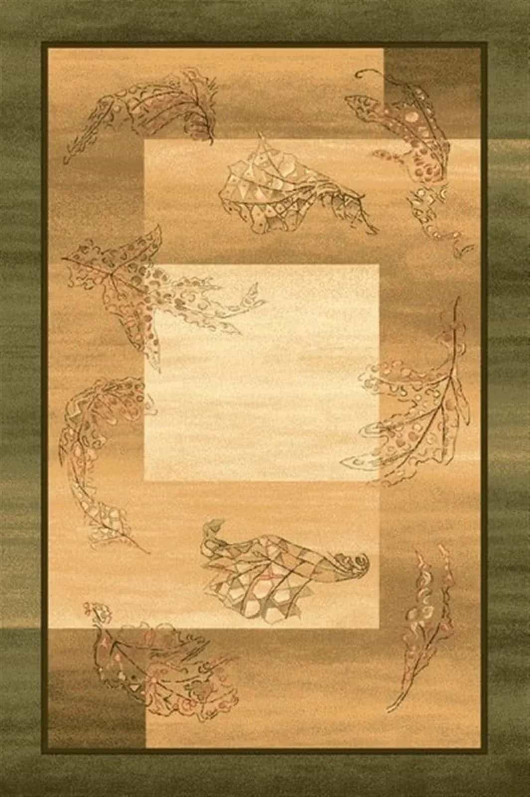 Ковер Agnella Isfahan Adara Прямоугольная olive 0.8x1.2м