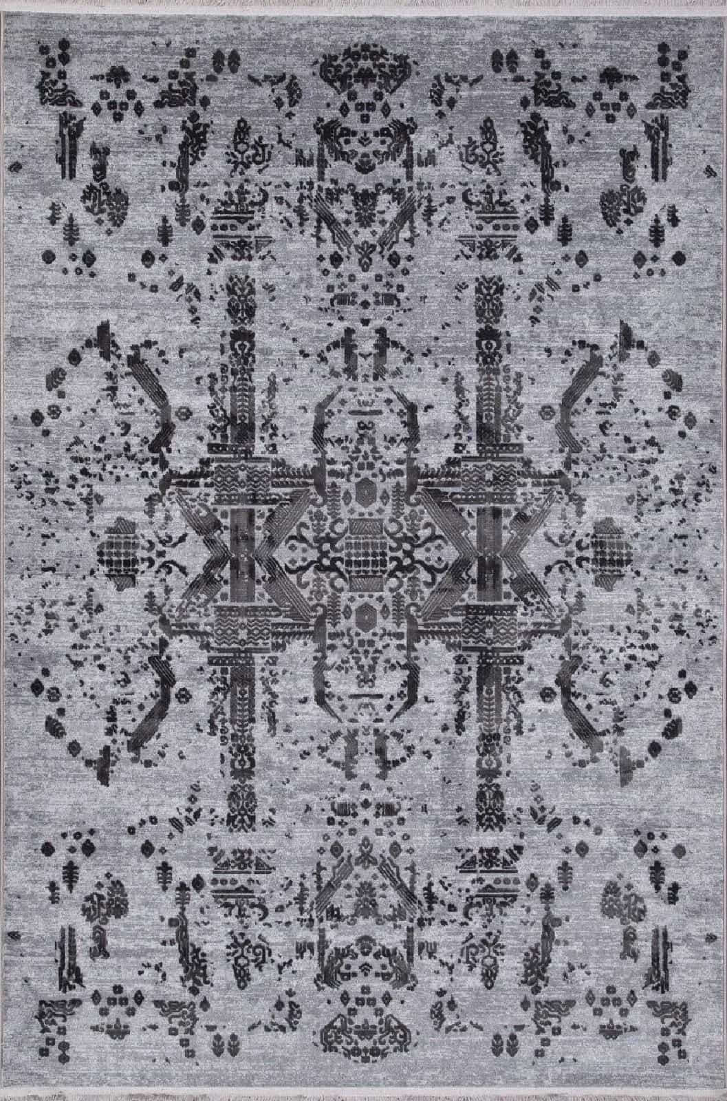 Ковер MILAT PERLA C765AL Прямоугольная GREY / ANTRACITE 0.8x1.5м