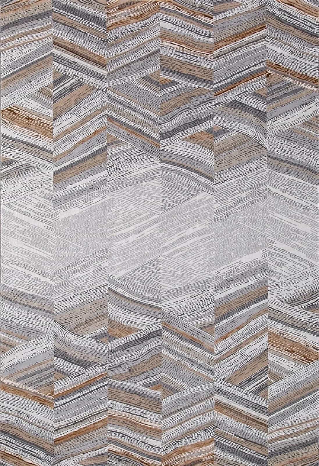 Ковер Merinos GRANADA 33377 Прямоугольная 968 GREY / GOLD 2.4x3.4м