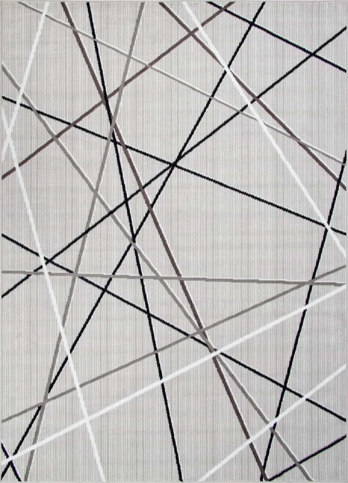 Ковер Merinos SILVER F395 Прямоугольная GRAY 2x4м