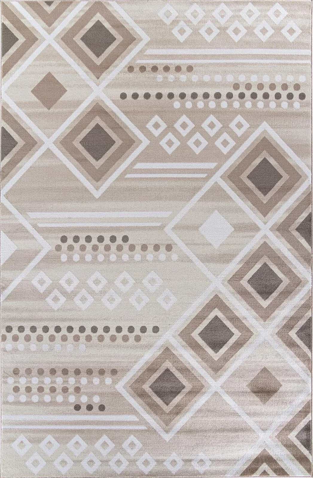 Ковер Merinos IRIS MP24 Прямоугольная Cream-Brown 2x3м
