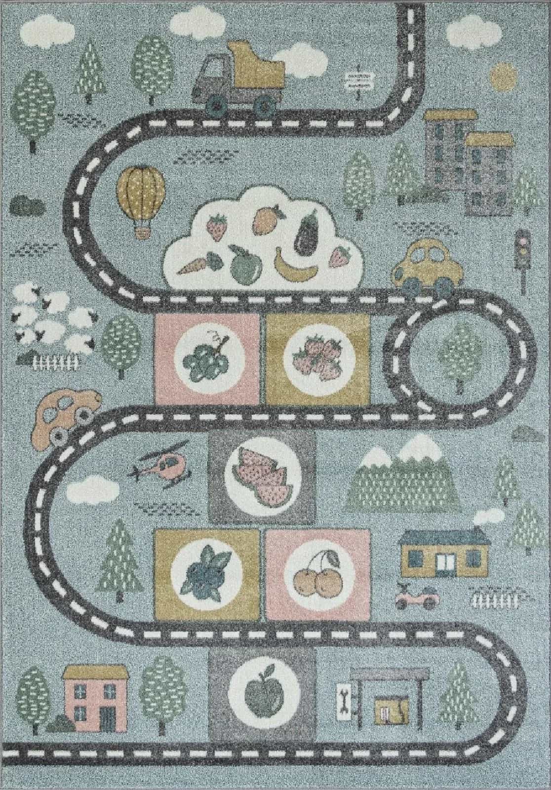 Ковер Merinos SOFIT C214 Прямоугольная Multicolor 1.2x1.8м