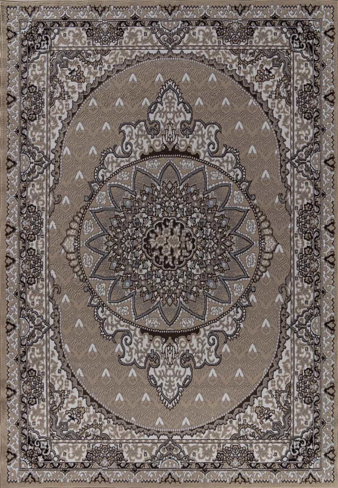 Ковер AIDIN CARPET PRAGA 06021A Прямоугольная TOZ GRI 1x2м