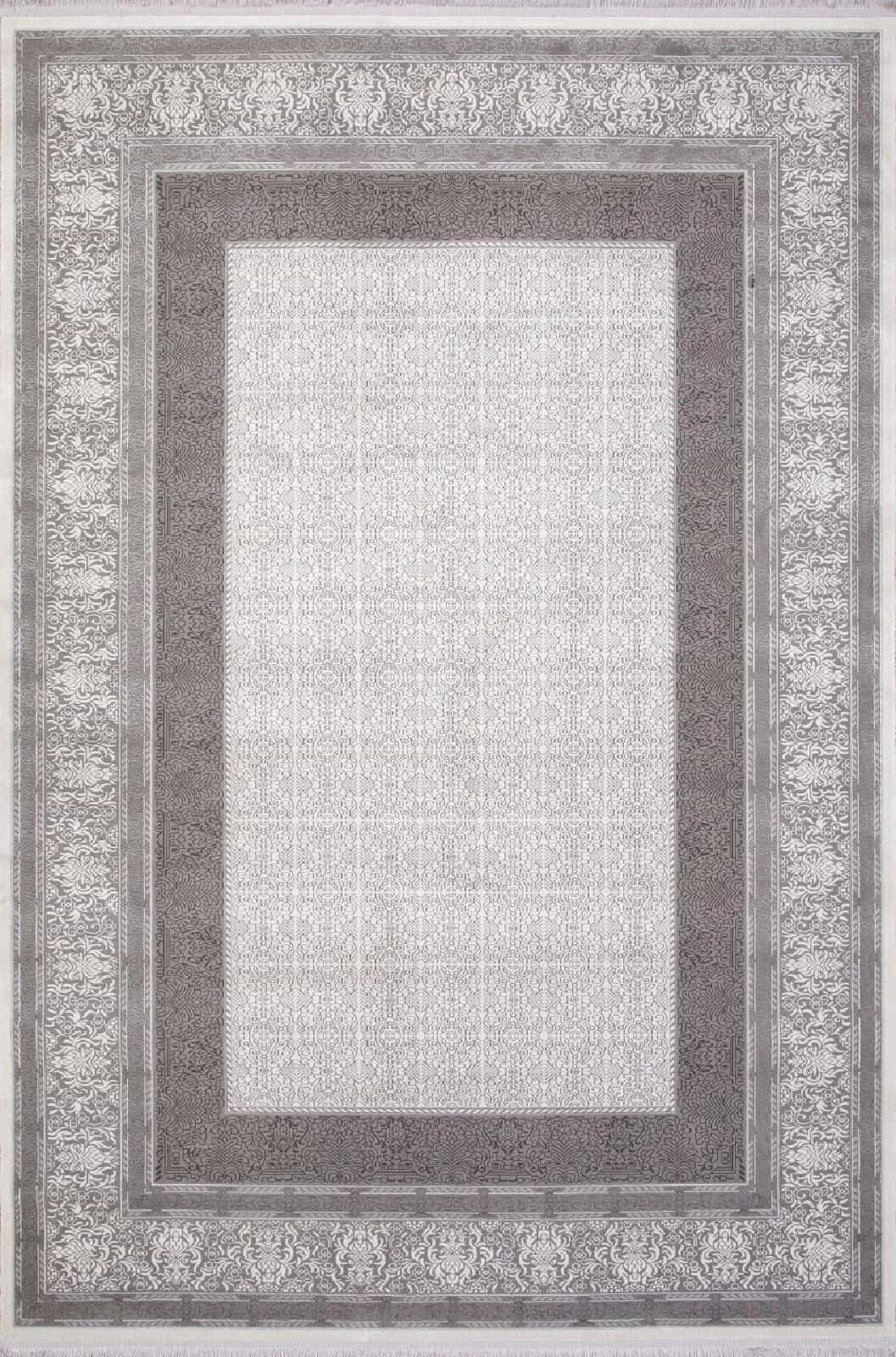 Ковер KARMEN HALI LISSABON SI038D Прямоугольная Grey 1.95x2.9м