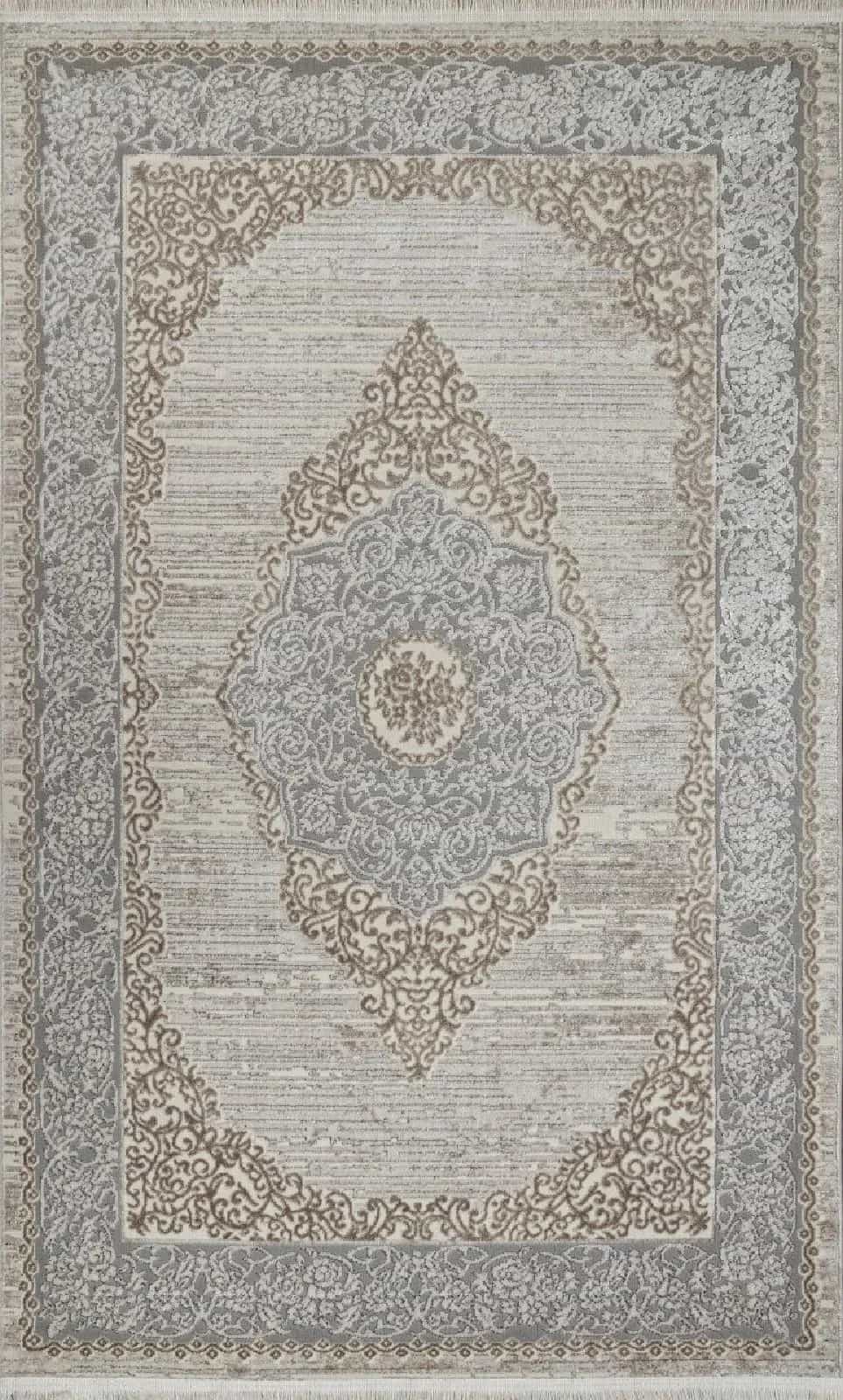 Ковер KARDELEN MARMARIS 26913A Прямоугольная GRY / D.BEIGE 1.45x2.3м