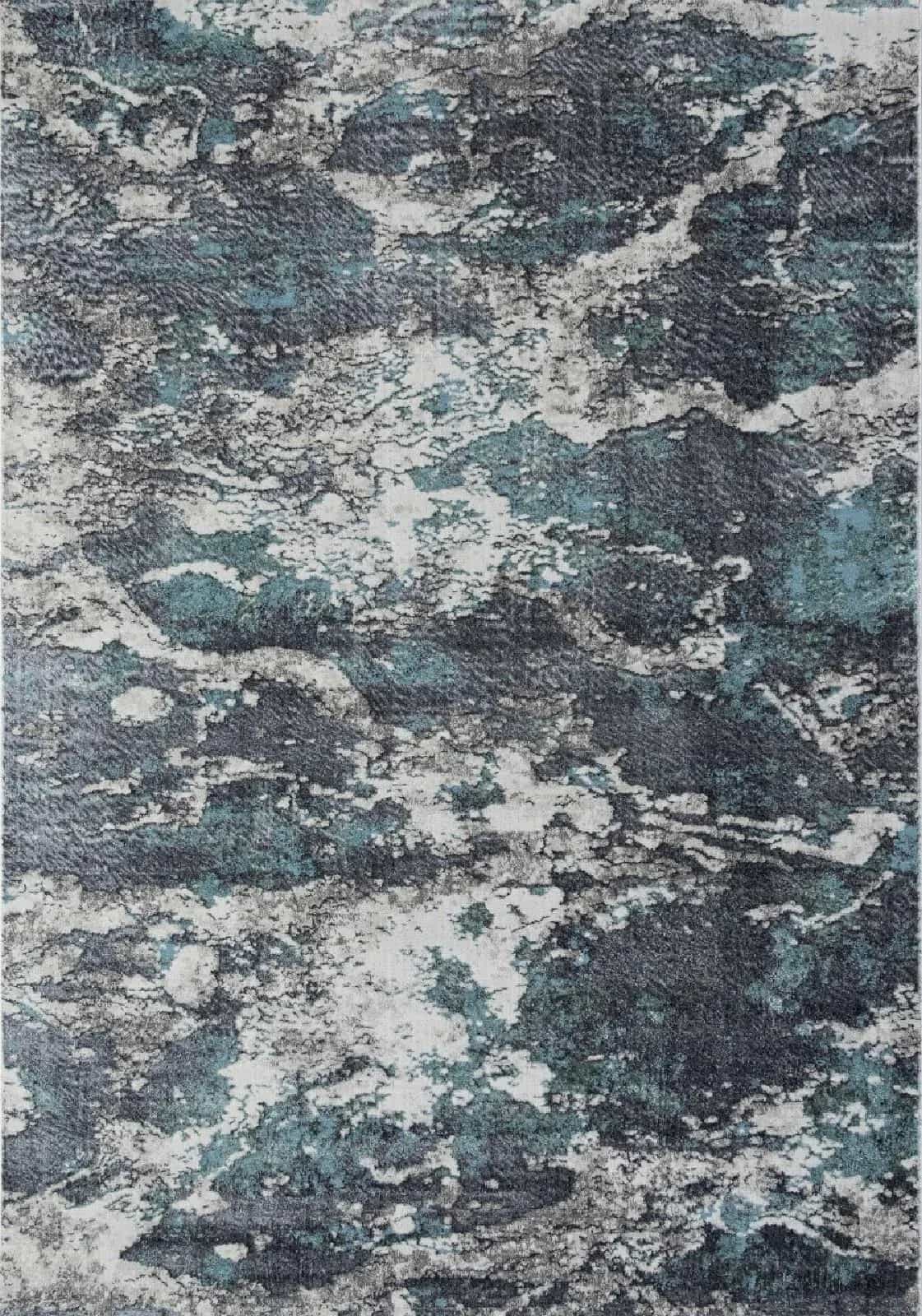 Ковер ARTEMIS SAFARI 02463H Прямоугольная BLUE / GREY 4x7м