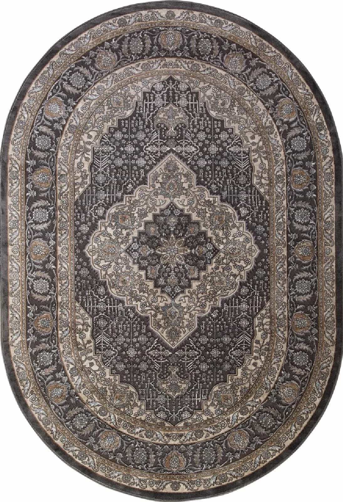 Ковер MERINOS SERENITY D736 BEIGE Овал Овал 1.2x1.7м