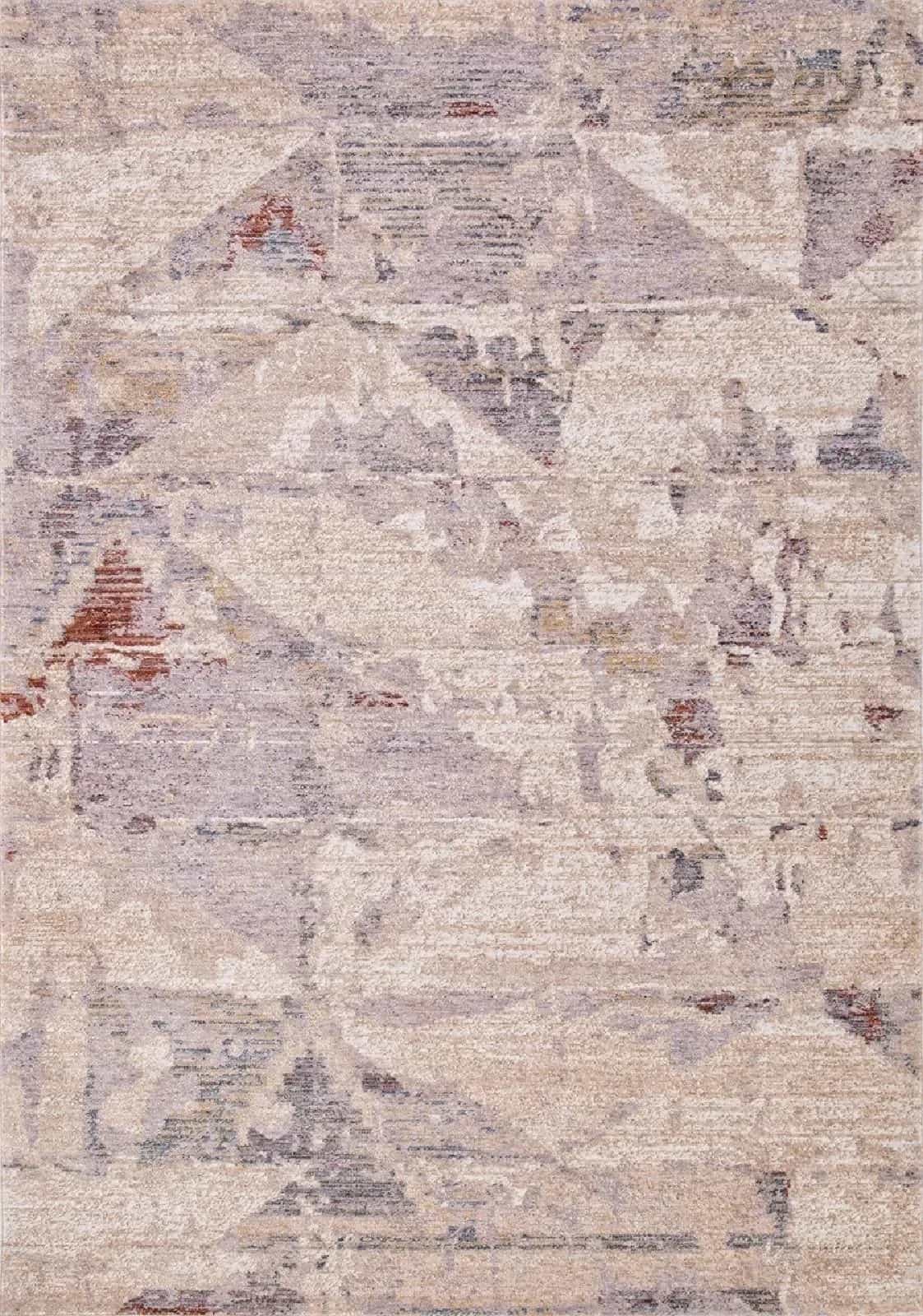 Ковер ALGAN ZEUS 0B2479 Прямоугольная VANILA / GREY 0.8x1.5м