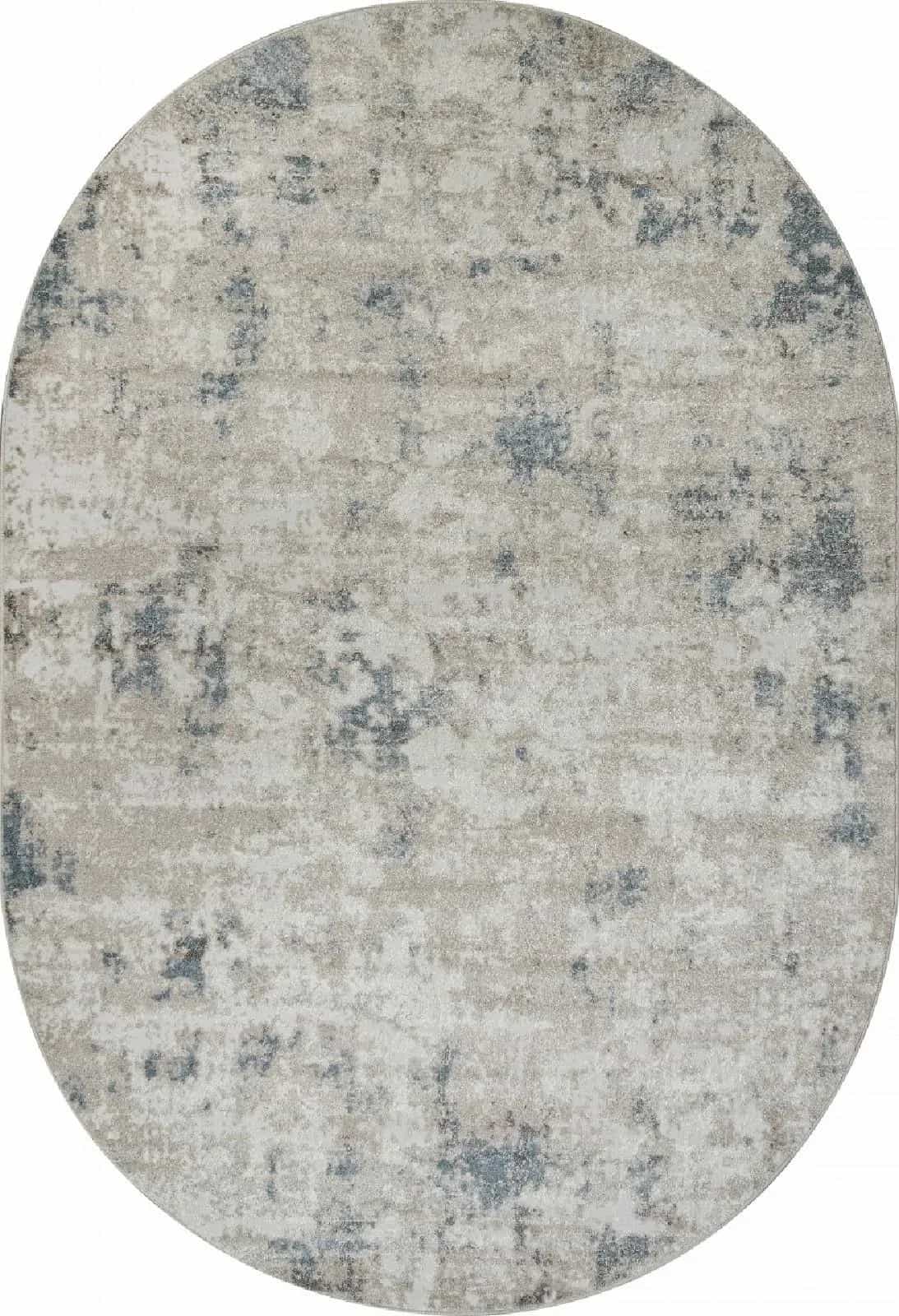 Ковер Merinos NATUREL F232 Овальная Beige-Blue Овал 1.5x2.3м