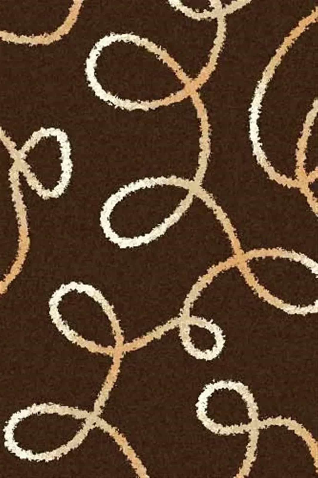 Ковер Merinos SHAGGY ULTRA s612 Прямоугольная Brown 3x4м