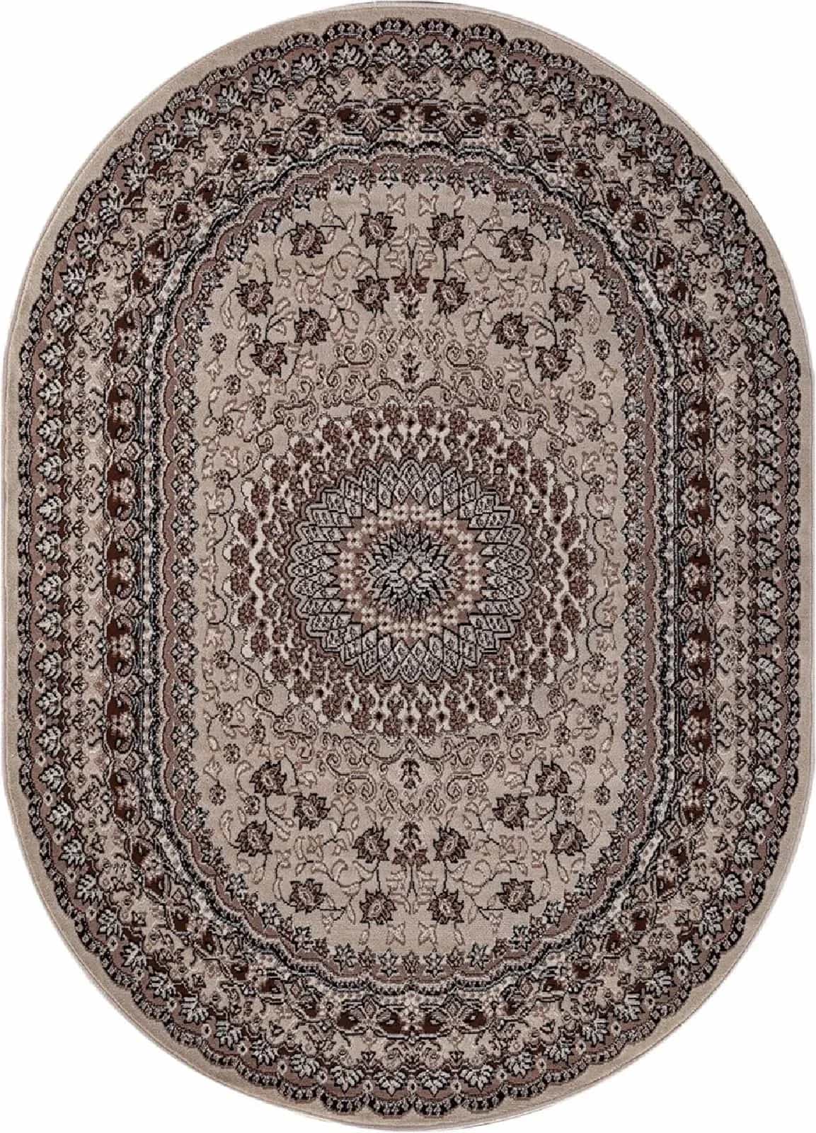 Ковер MERINOS GAVANA D504 BEIGE Овал Овал 3x4м