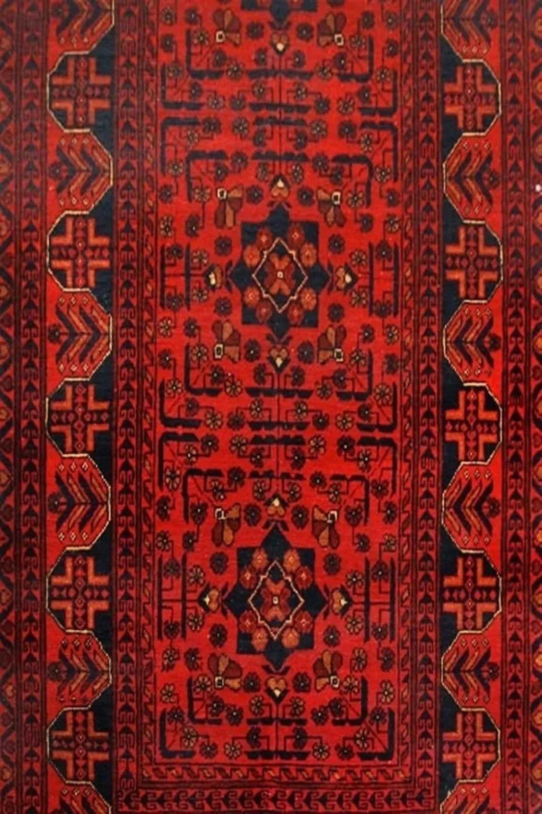 Афганский ковер ручной работы Хамамади 0.88x2.99м