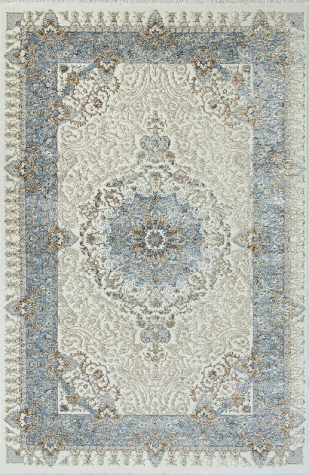 Ковер ALPIN SAHARA 06066A L.BLUE FDY / CREAM HB 3x4м