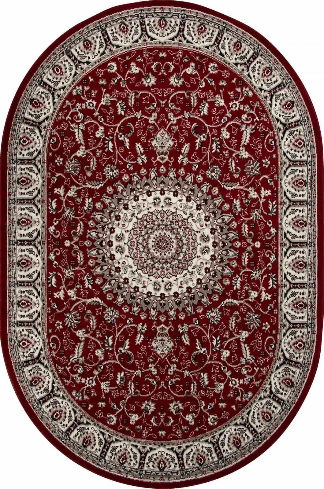 Ковер Merinos GAVANA d409 Овальная Red Овал 2.5x4м