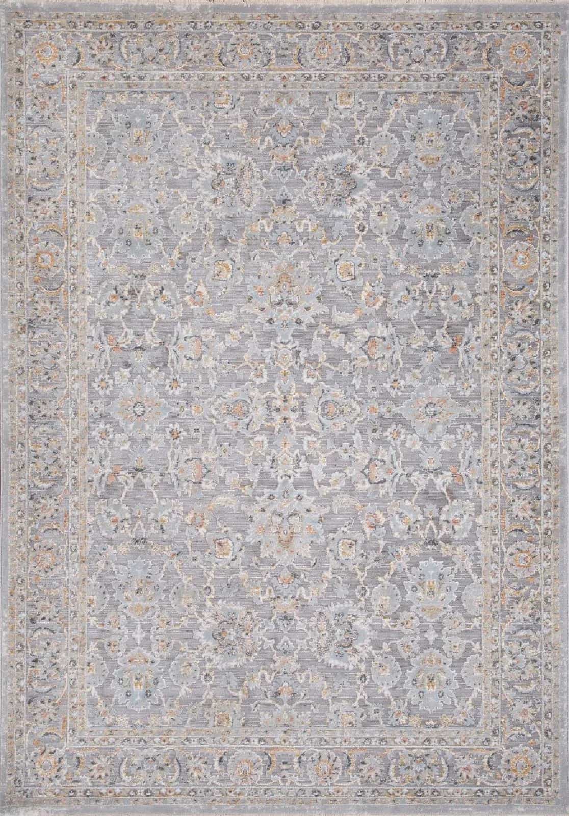 Ковер LYSANDRA HALI PETRA L0761C Прямоугольная LIGHT GRAY 3x3.8м