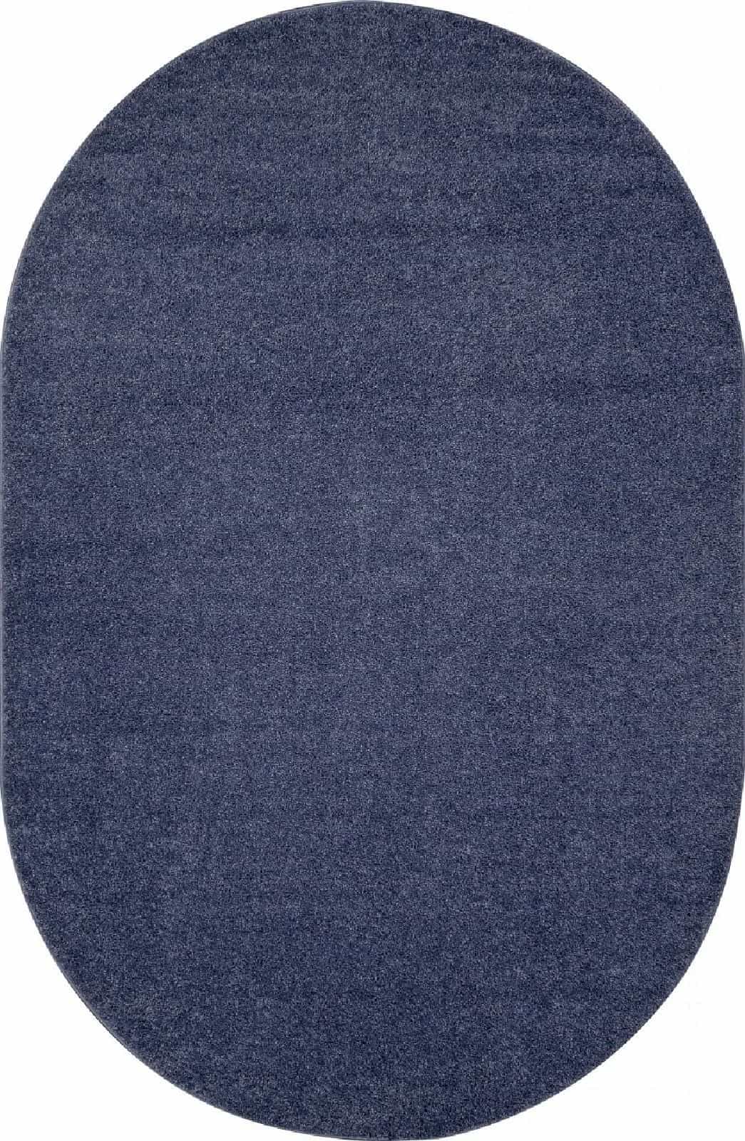 Ковер Merinos LANA T600 Овальная light-blue Овал 2x3м