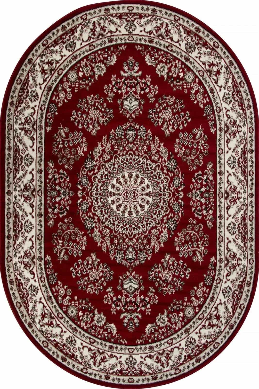 Ковер Merinos GAVANA d285 Овальная Red Овал 2.5x4м
