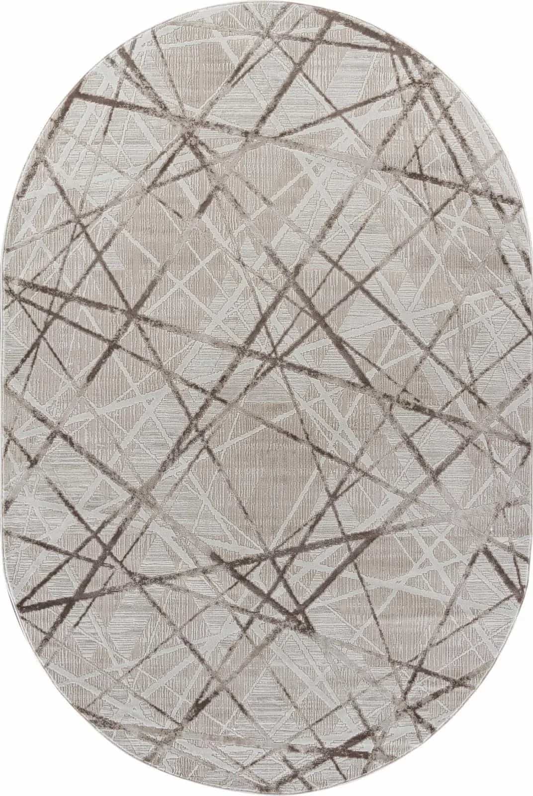 Ковер DORUK MEXX MX014 Овальная BEIGE Овал 0.8x1.5м