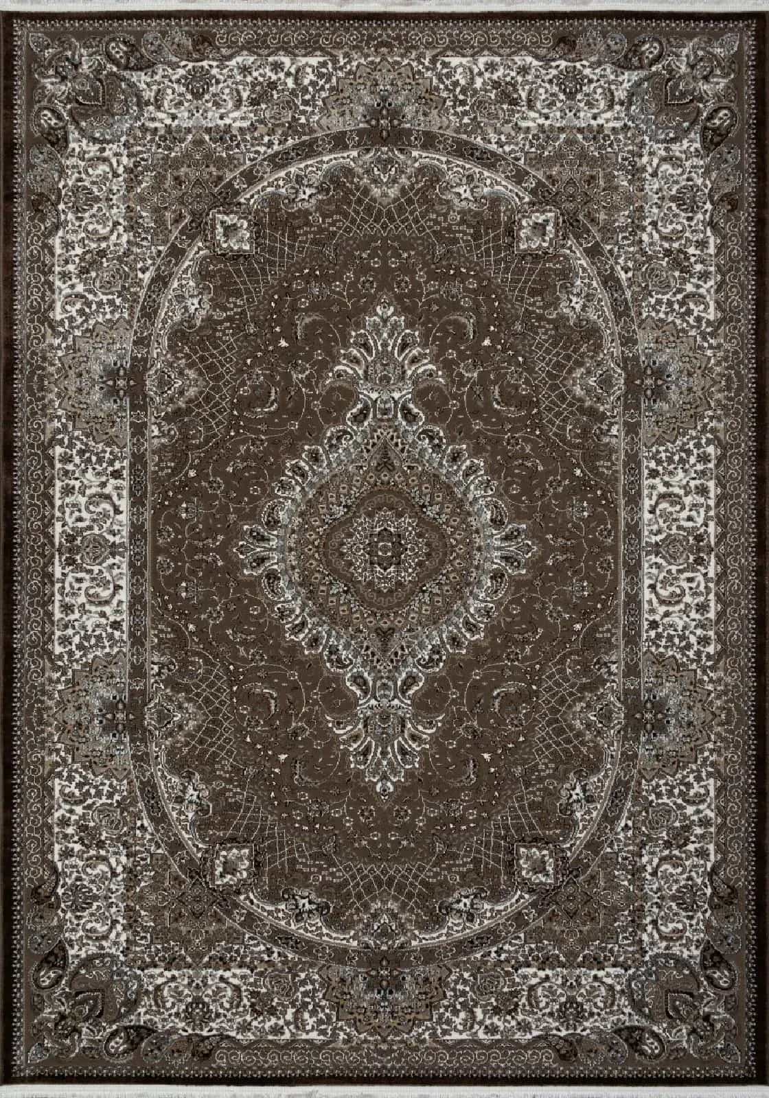 Ковер Merinos DOLCE d414 Прямоугольная Brown 4x5м