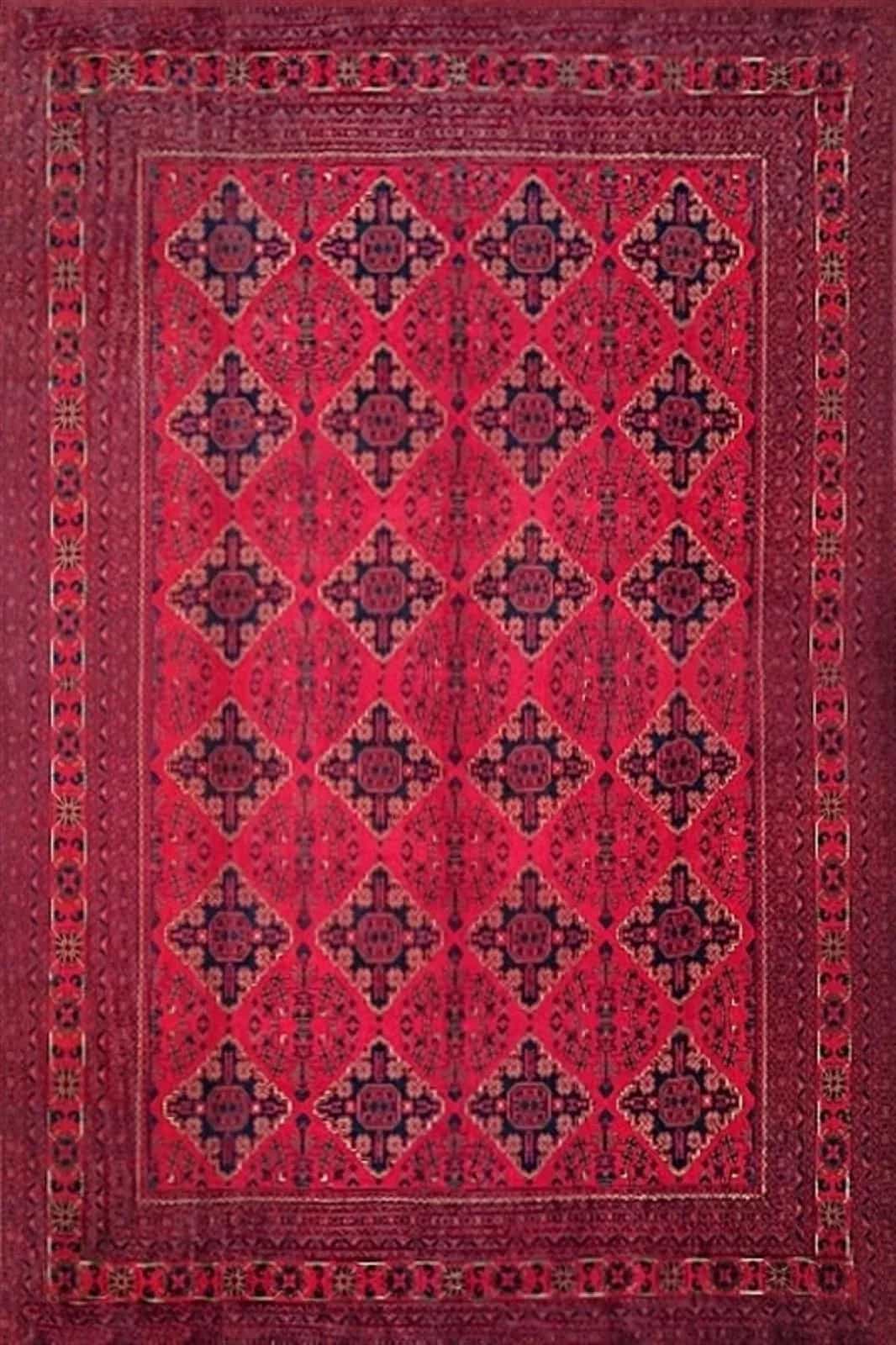 Афганский ковер ручной работы Белжик 2.58x3.59м
