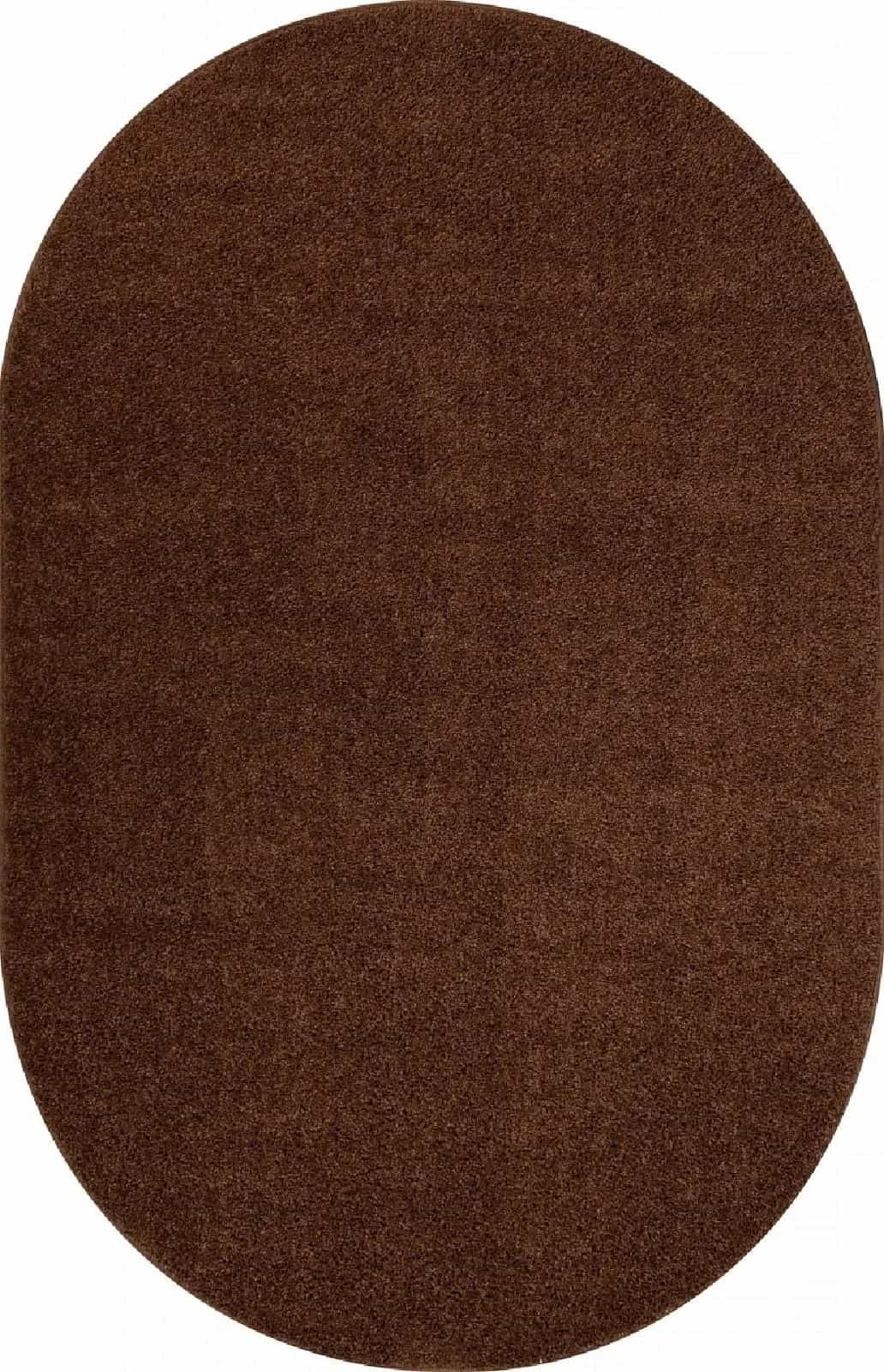 Ковер Merinos LANA T600 Овальная Brown Овал 1.2x1.8м