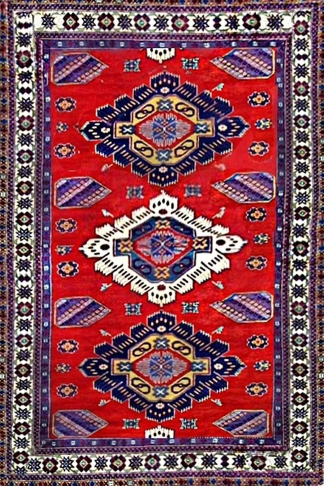 Афганский ковер ручной работы Ширван 1.58x2.41м