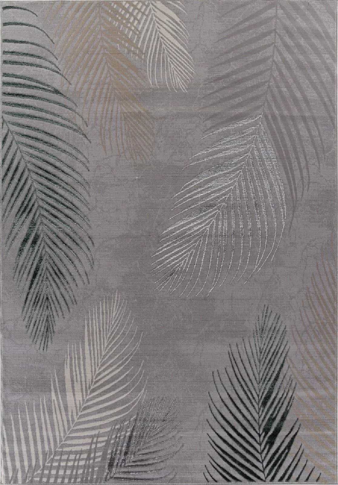 Ковер Ковер Современный MERINOS LIMAN F167 GRAY-D.GREEN 2.4x3.4м