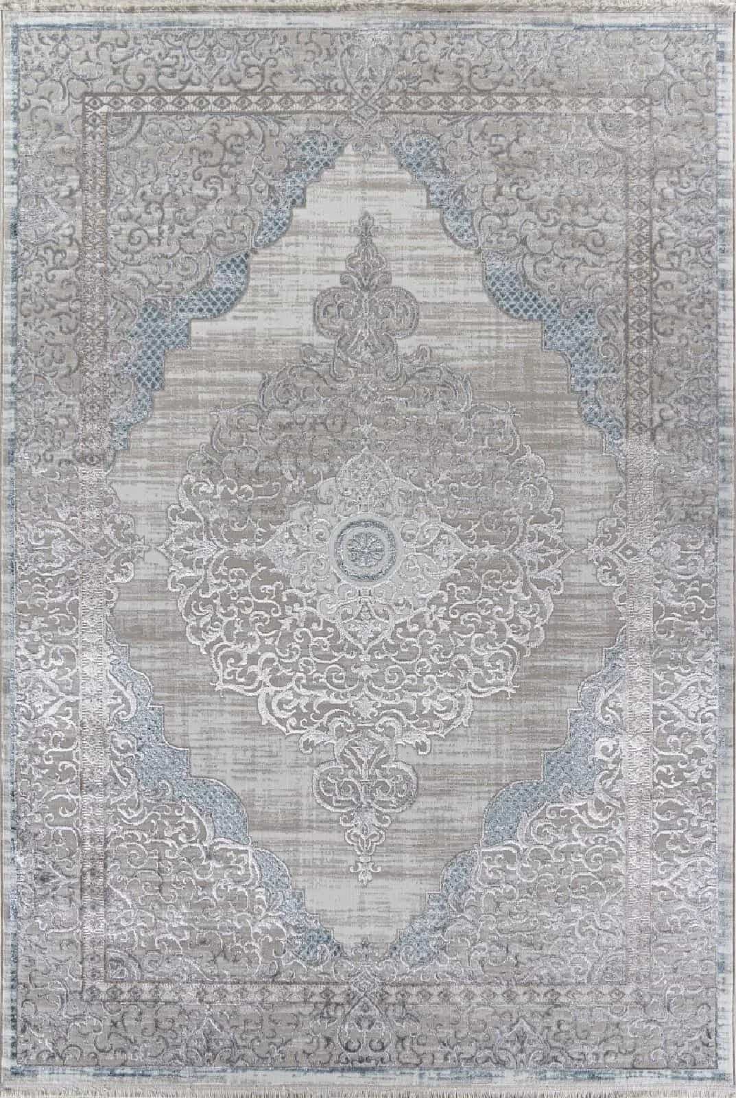 Ковер ARDA EFSAN L279A Прямоугольная CREAM SHRINK / BLUE FDY 2.4x3.4м