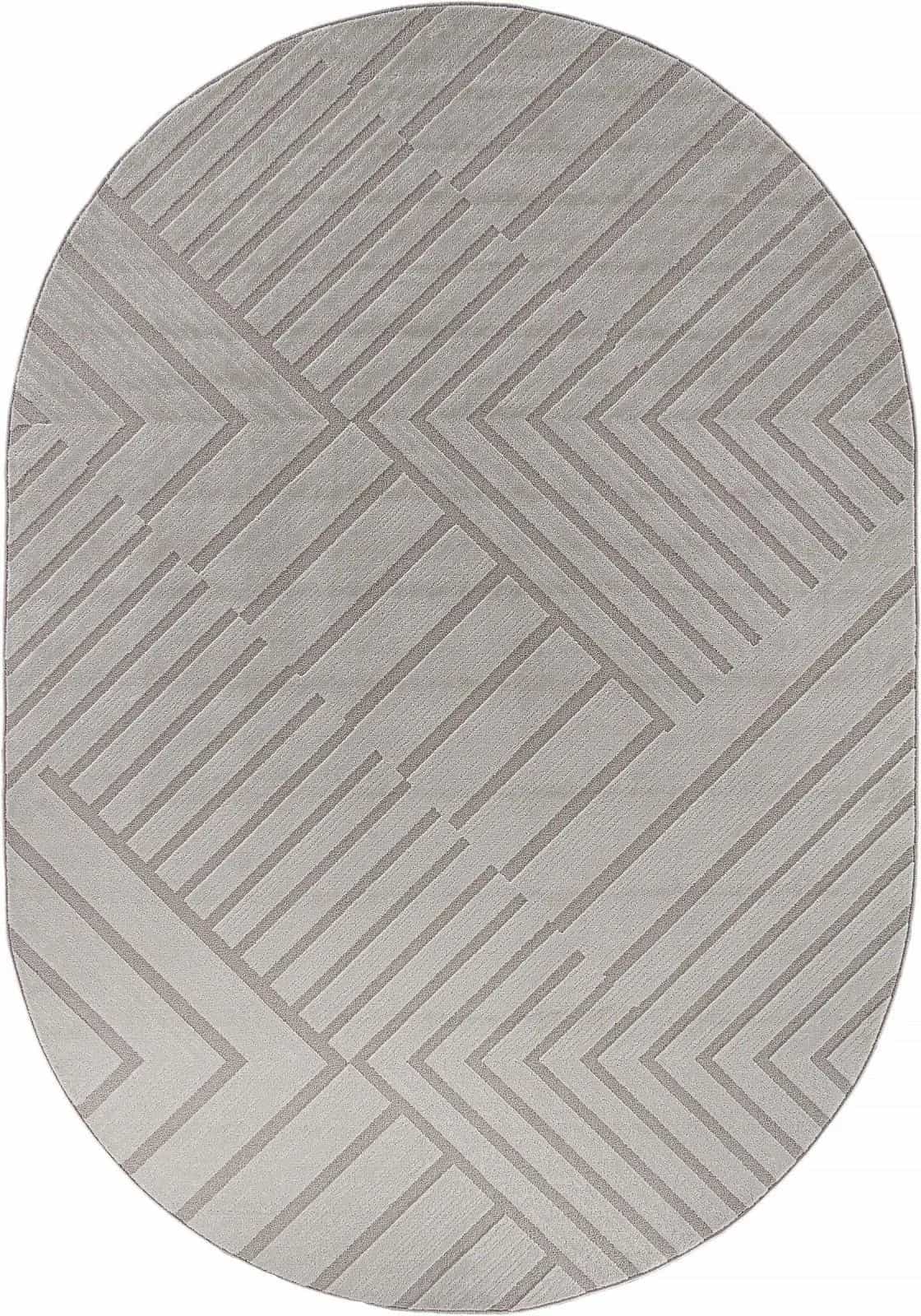 Ковер Merinos DIOS F438 Овальная LIGHT CREAM Овал 2x2.9м